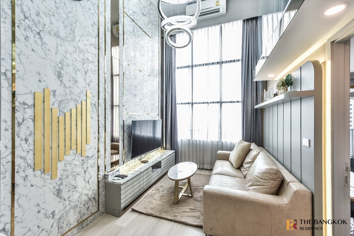 ให้เช่าคอนโดสาทร นราธิวาส : (For Rent) 🔥 ห้องสองชั้น เพดานสูง ใจกลางสาทร - KnightsBridge Prime Sathorn