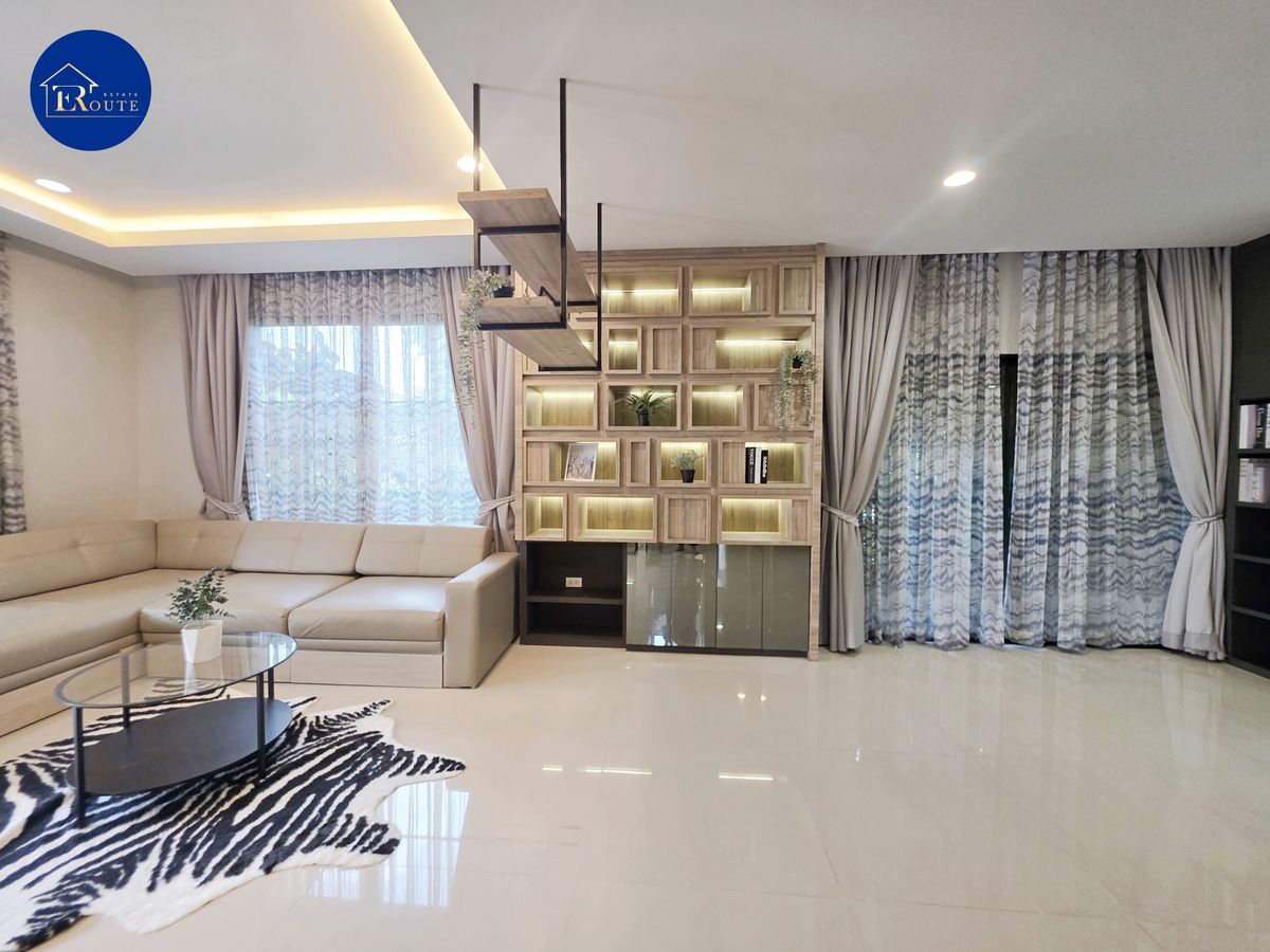 HouseChaengwatana, Muangthong : For sale/rent, detached house 77 sq m. Setthasiri Chaengwattana-Prachachuen, 2 edge plots, near Srisamarn Expressway, only 1.9 km., near Muang Thong Thani. Near Don Mueang Airport