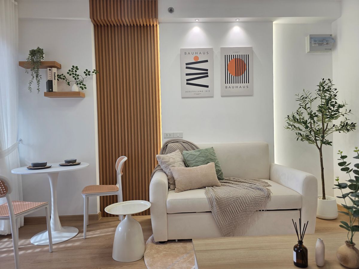 For SaleCondoBangna, Bearing, Lasalle : K-6581 Beautiful room, newly decorated, minimal style, near Sikarin Hospital, special price only this October!!