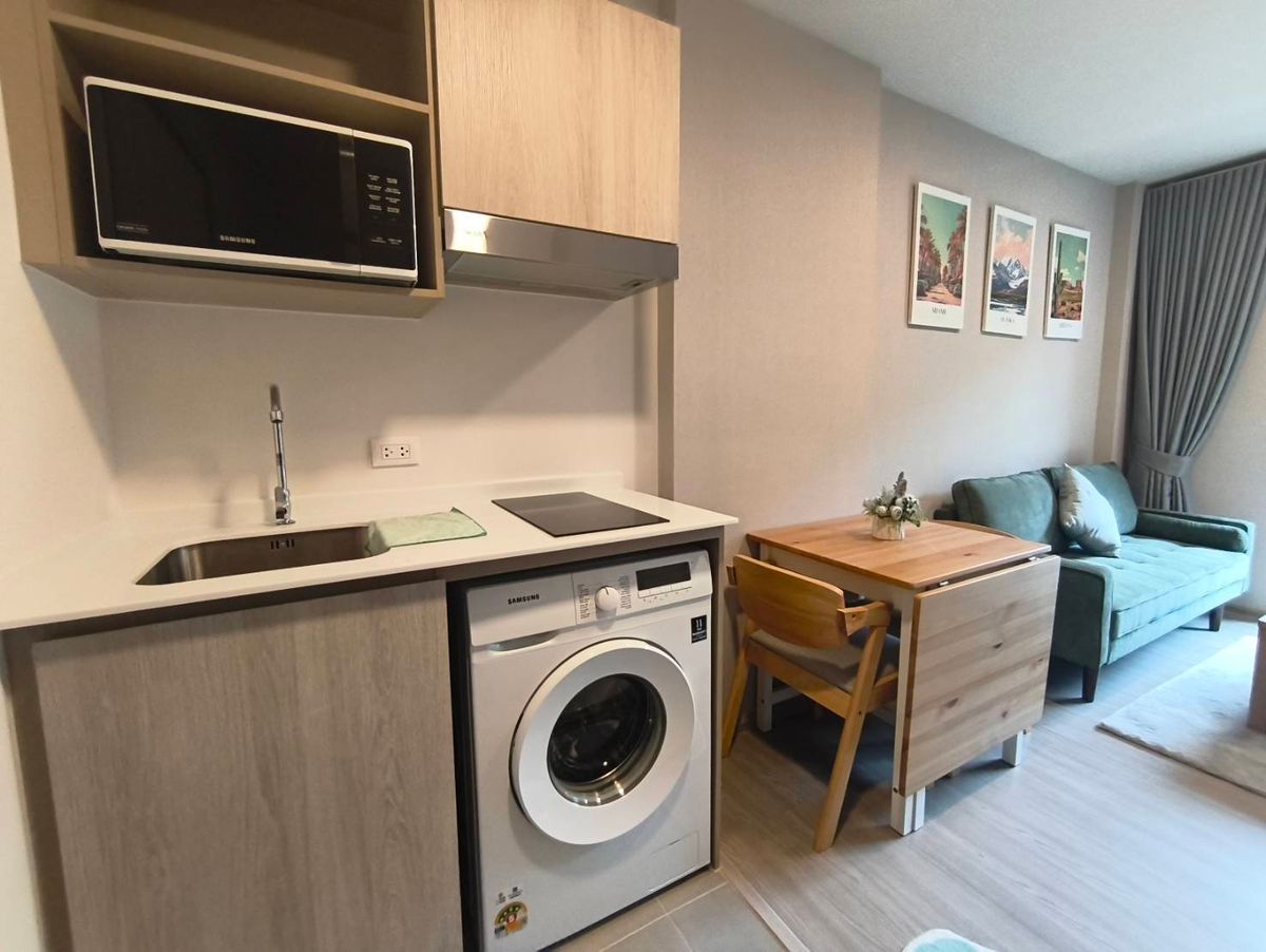 For RentCondoPattaya, Bangsaen, Chonburi : ✨For rent DCONDO SENSE Bang Saen | 2nd floor, Building A, fully furnished, move in immediately, only 12,000/month‼️📞093-1681685 💚 LINE: @wsrcondo