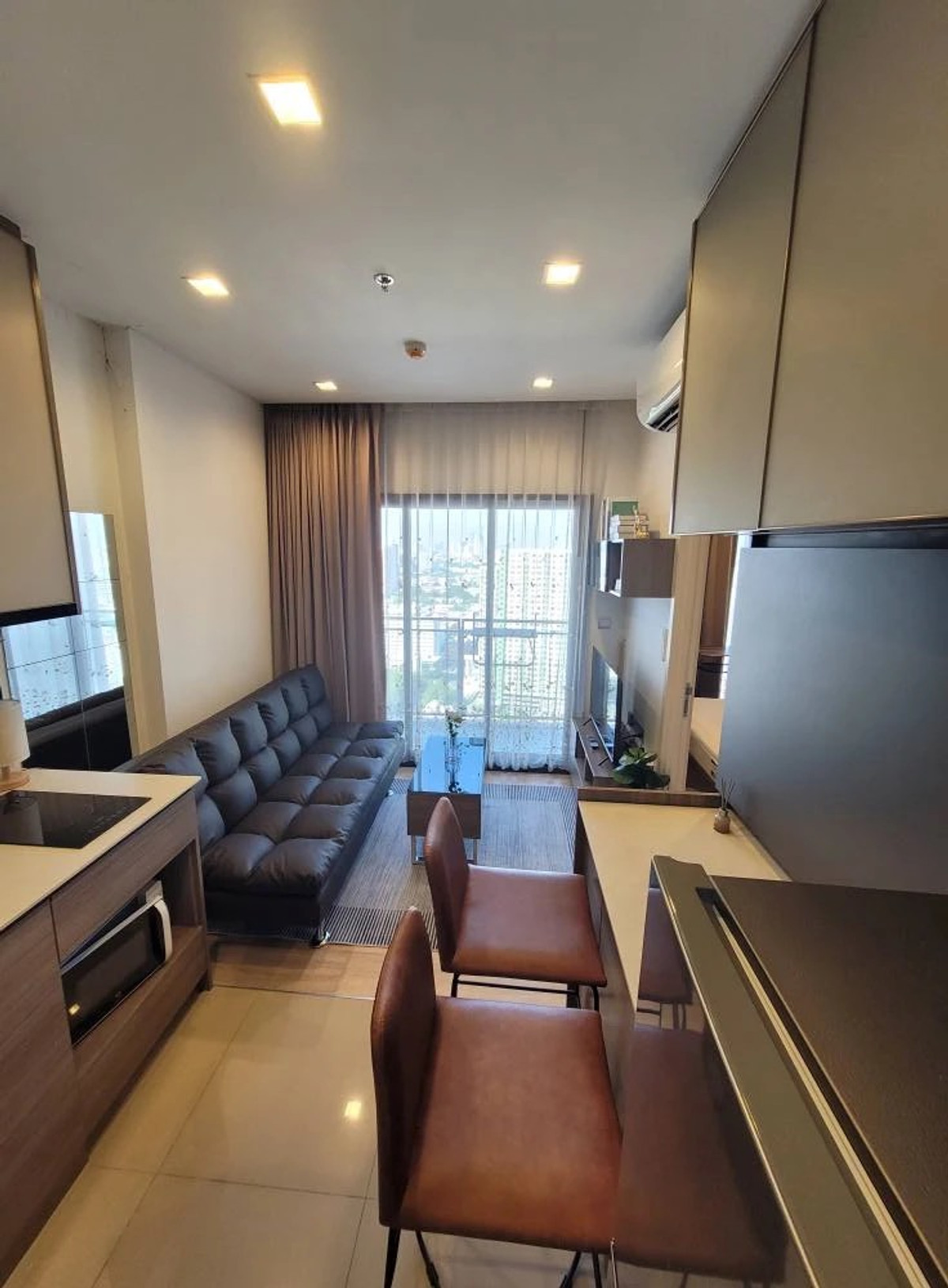 ให้เช่าคอนโดสะพานควาย จตุจักร : 30 ตร.ม ชั้น 30  One bedroom  แยกสะพานควาย มี Shuttle Van รับส่ง BTSสะพานควาย @เดอะ ไลน์ พหล - ประดิพัทธ์