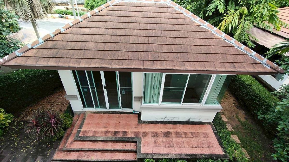 ขายบ้านพุทธมณฑล ศาลายา : ขายบ้านเดี่ยวหลังใหญ่ หัวมุม ทำเลดีที่สุดในโครงการ บุษราคัม เรสซิเด้นท์ ศาลาธรรมสพน์