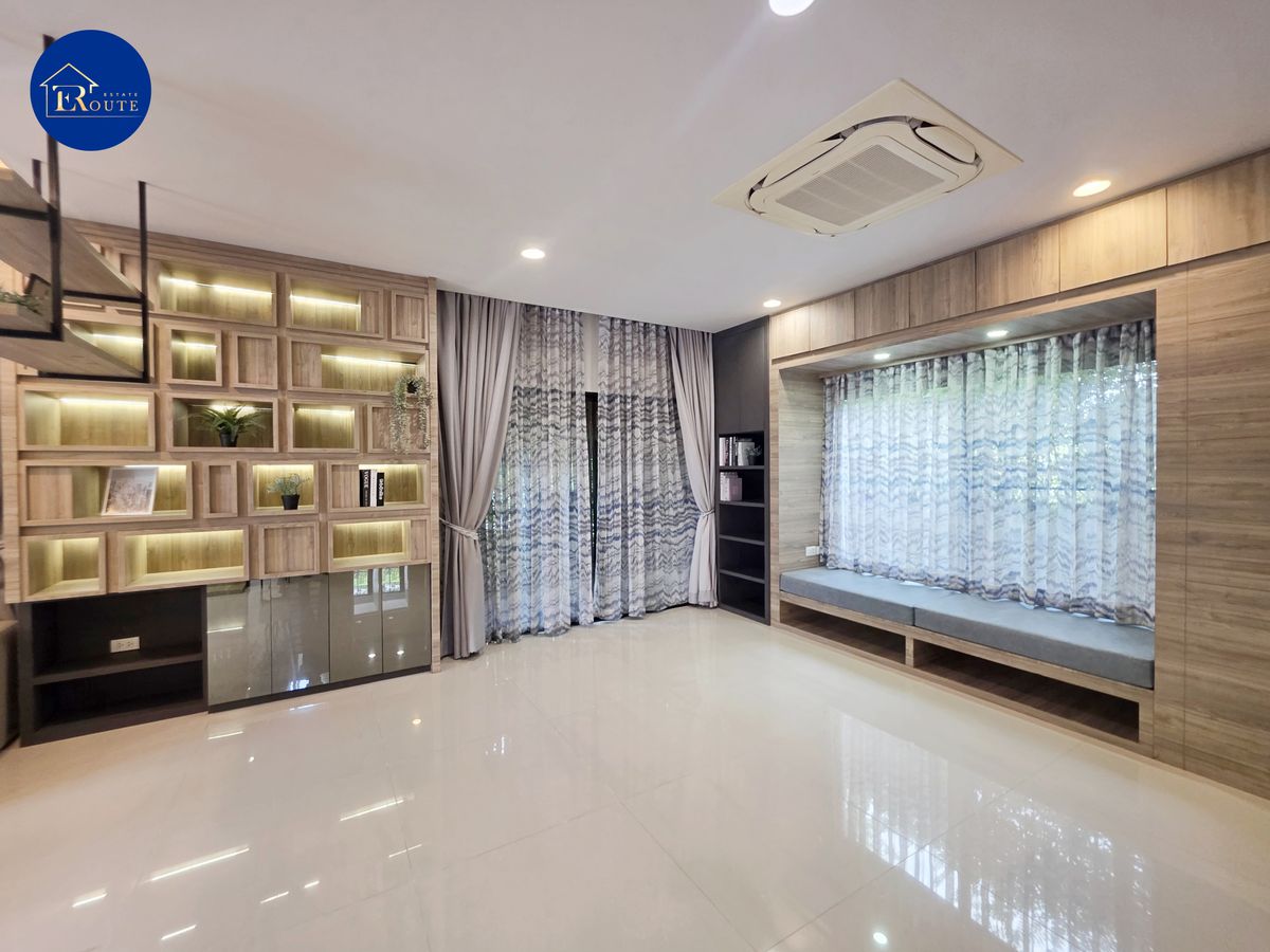 HouseChaengwatana, Muangthong : For sale/rent, detached house 77 sq m. Setthasiri Chaengwattana-Prachachuen, 2 edge plots, near Srisamarn Expressway, only 1.9 km., near Muang Thong Thani. Near Don Mueang Airport