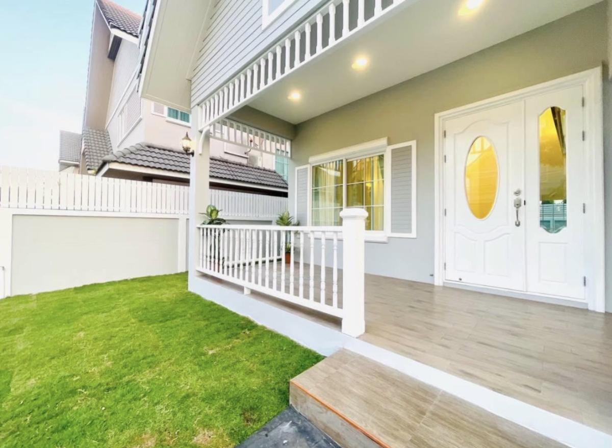 ขายบ้านพุทธมณฑล ศาลายา : ขายบ้าน  บริติช พาร์ค ทวีวัฒนา หน้ากว้าง รีโนเวทใหม่ ทวีวัฒนา เขต ทวีวัฒนา กรุงเทพ CX-134286