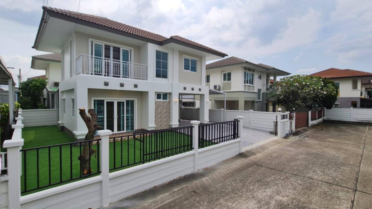 ขายบ้านนนทบุรี บางใหญ่ บางบัวทอง : ขายบ้าน  บ้านคุณาภัทร 6 หน้ากว้าง รีโนเวทใหม่ พิมลราช บางบัวทอง นนทบุรี CX-133778