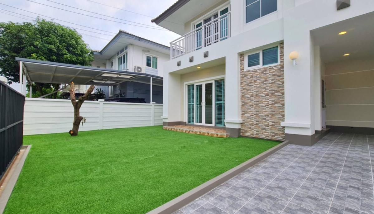 ขายบ้านนนทบุรี บางใหญ่ บางบัวทอง : ขายบ้าน  บ้านคุณาภัทร 6 หน้ากว้าง รีโนเวทใหม่ พิมลราช บางบัวทอง นนทบุรี CX-133778