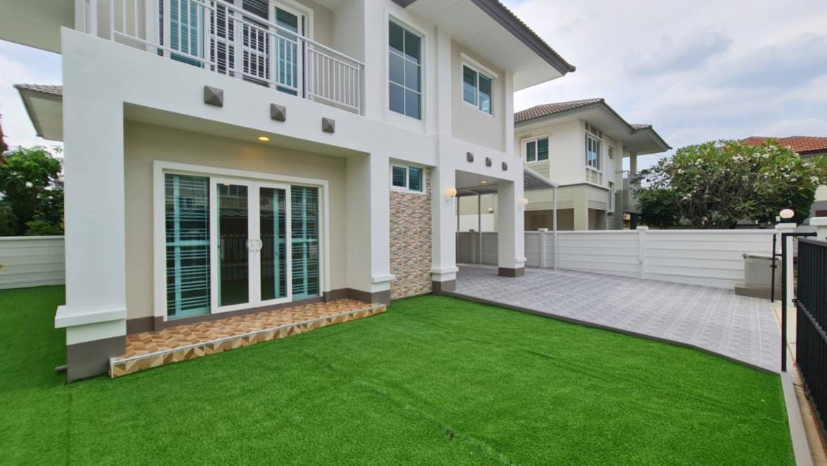 ขายบ้านนนทบุรี บางใหญ่ บางบัวทอง : ขายบ้าน  บ้านคุณาภัทร 6 หน้ากว้าง รีโนเวทใหม่ พิมลราช บางบัวทอง นนทบุรี CX-133778