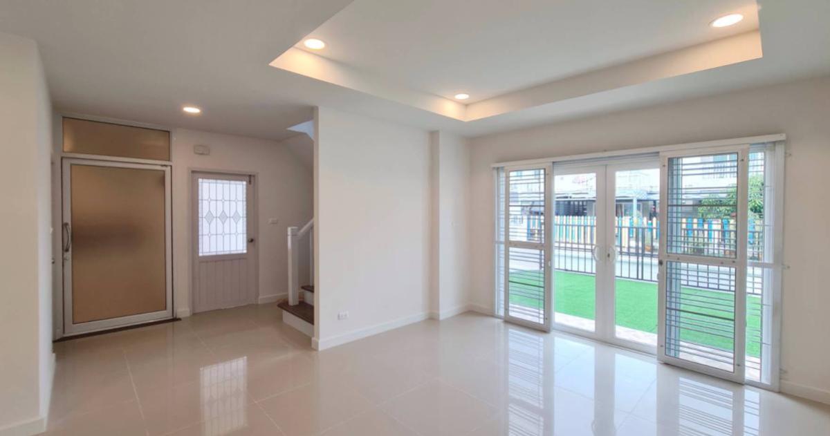 ขายบ้านนนทบุรี บางใหญ่ บางบัวทอง : ขายบ้าน  บ้านคุณาภัทร 6 หน้ากว้าง รีโนเวทใหม่ พิมลราช บางบัวทอง นนทบุรี CX-133778