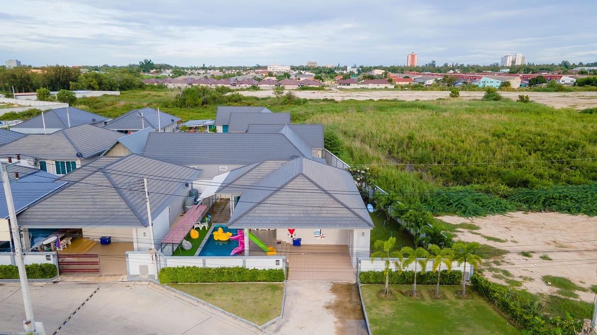 ขายชะอำ เพชรบุรี : ขายพูลวิลล่า ปราณคีรี ถนนคลองเทียน ชะอำ