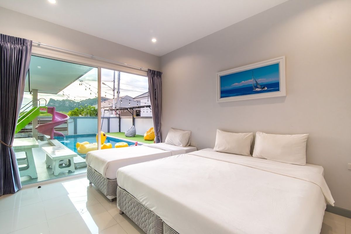 ขายชะอำ เพชรบุรี : ขายพูลวิลล่า ปราณคีรี ถนนคลองเทียน ชะอำ