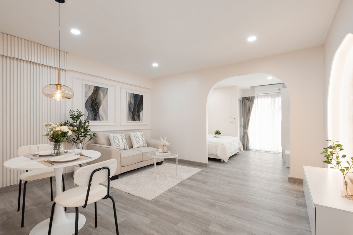 For SaleCondoRatchadapisek, Huaikwang, Suttisan : sell!!! 🏙️ Ratchada City Condo (Newly renovated, beautiful, minimalist, in the heart of the city, Ratchada area💖💖💖 )