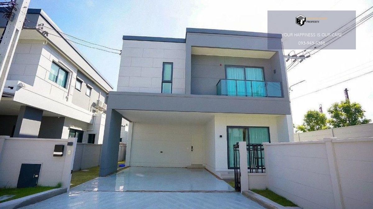 ให้เช่าบ้านบางนา แบริ่ง ลาซาล : Centro Bangna | บ้านเดี่ยวหลังมุม หน้าทิศเหนือ หมู่บ้านสงบ เข้าออกสะดวกหลายเส้นทาง 🏡 朝北转角独栋别墅 🏡 社区安静，交通便利，多条路线可进出。#2025101812428