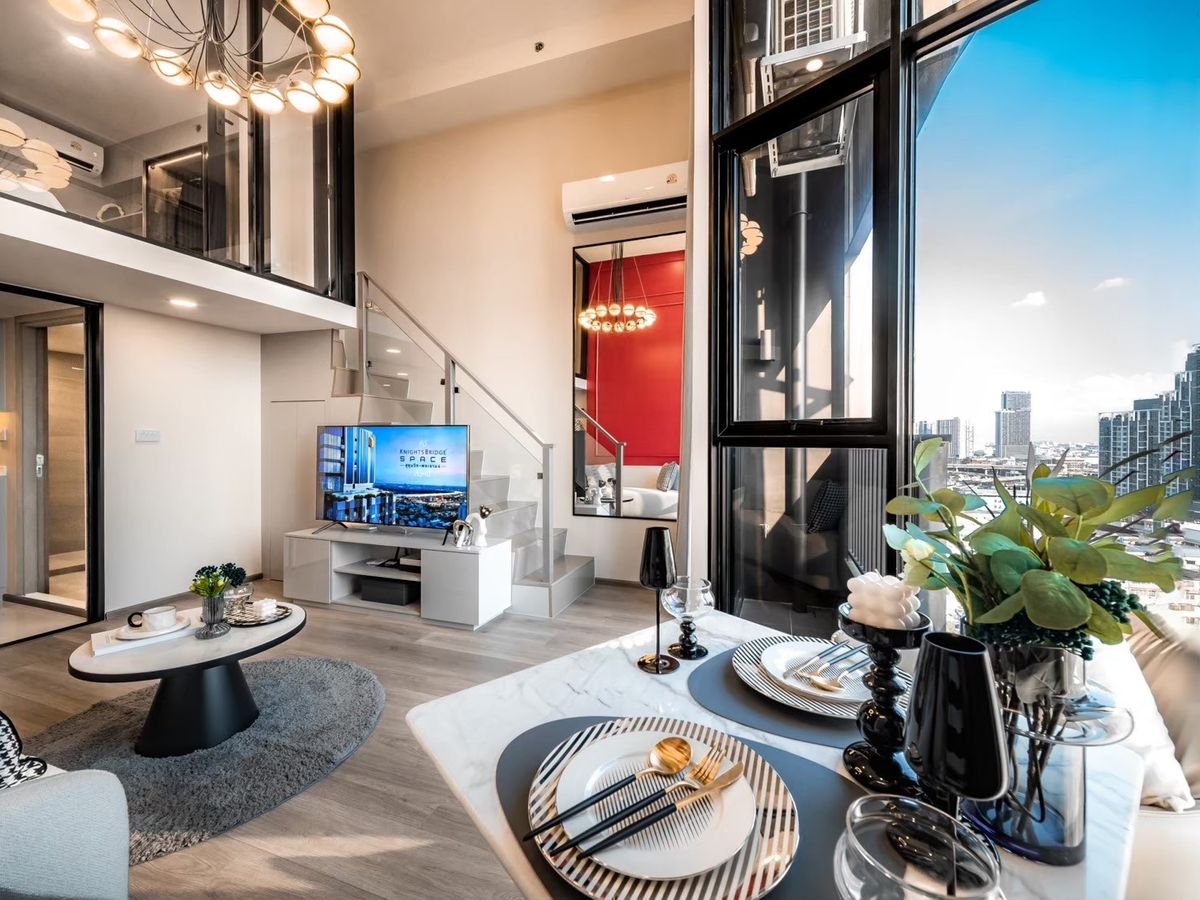 For SaleCondoOnnut, Udomsuk : KnightsBridge Space Sukhumvit-Rama 4 price 5.89 million baht*