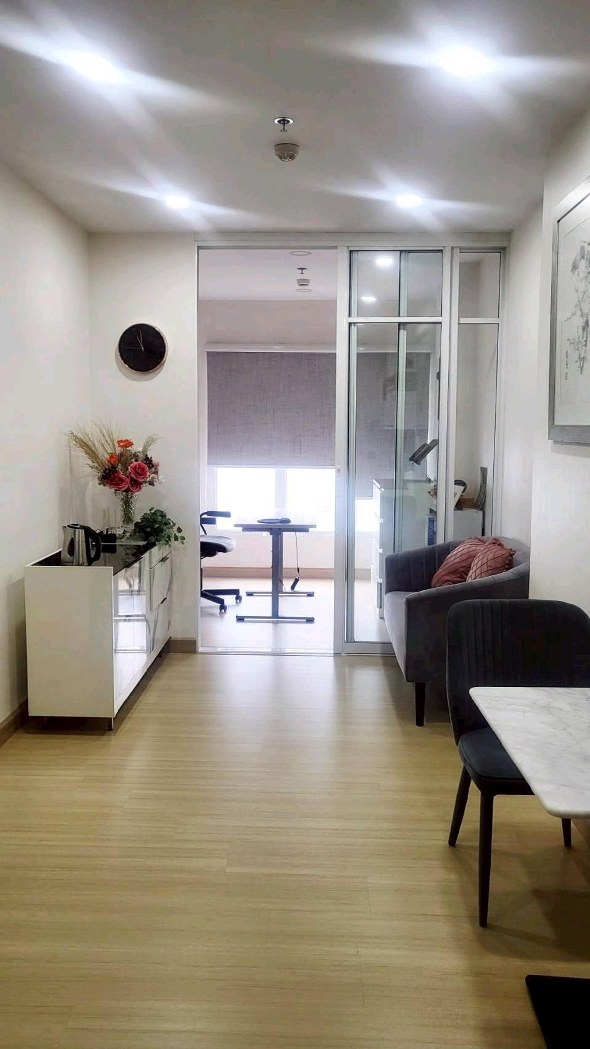ให้เช่าคอนโดรามคำแหง หัวหมาก : Supalai veranda ramkhamheng 2 bedrooms 1 bath 43sqm only 17000bht per month please add line paolin1
