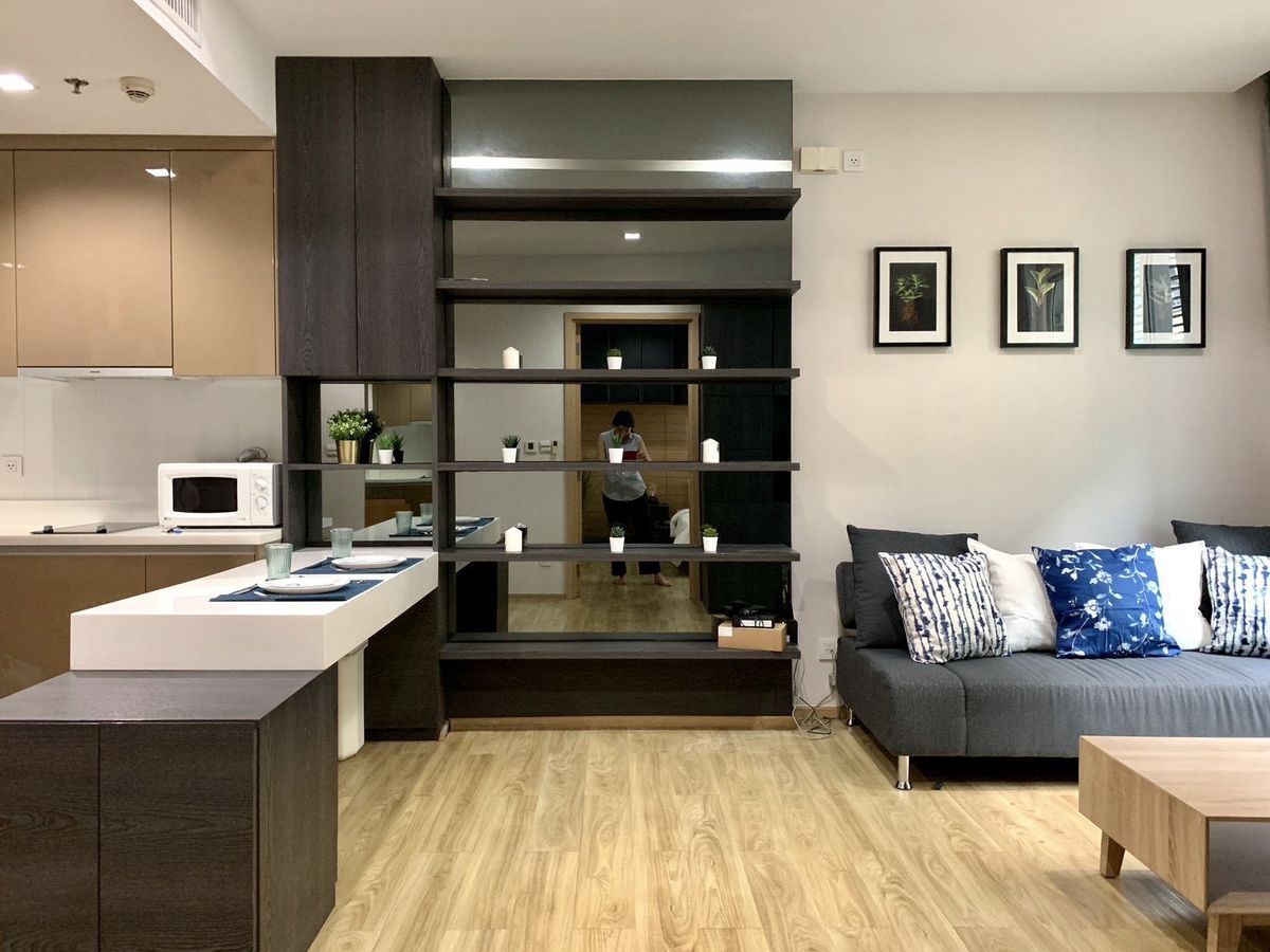 ให้เช่าคอนโดสุขุมวิท อโศก ทองหล่อ : ปล่อยเช่าคอนโด Siri at Sukhumvit 1-BR เฟอร์+เครื่องใช้ไฟฟ้าครบ BTS Skywalk into Condo 🚆BTS ทองหล่อ