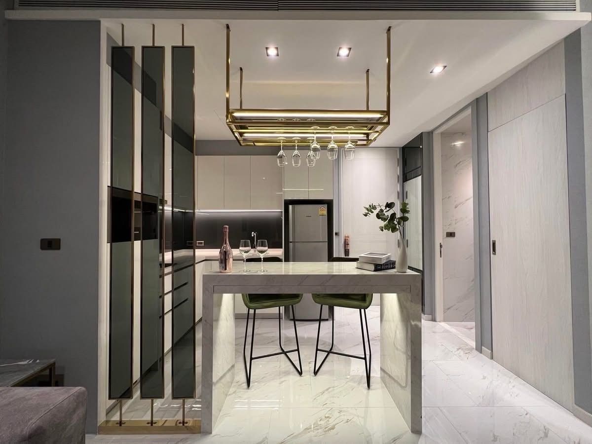 ให้เช่าคอนโดพระราม 3 สาธุประดิษฐ์ : River View Canapaya riverfront 1bed 1bath 45 Sq.m Luxury Styles ✨ 43,000 per month 🔥