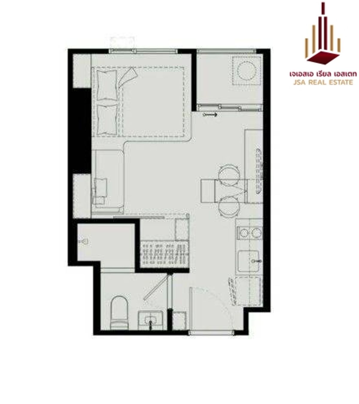 Sale DownCondoRama9, Petchburi, RCA : ✨ For Sale : COBE Ratchada-Rama 9 Condo ✨ 💰 only 2,850,000 thb