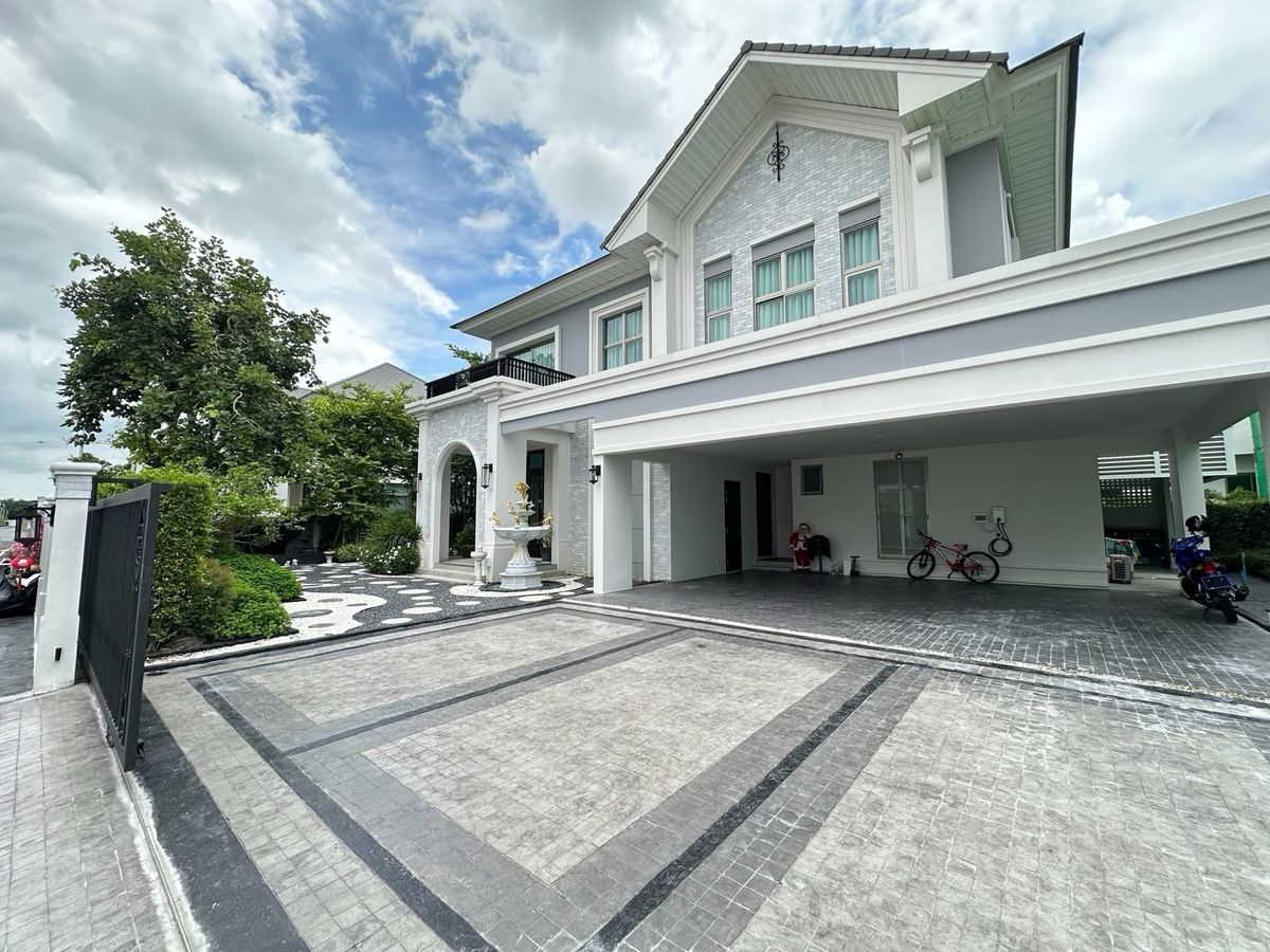 HouseLadkrabang, Suwannaphum Airport : 📢👇 Luxury  house fully furnished, beautifully decorated, near Suvarnabhumi Airport