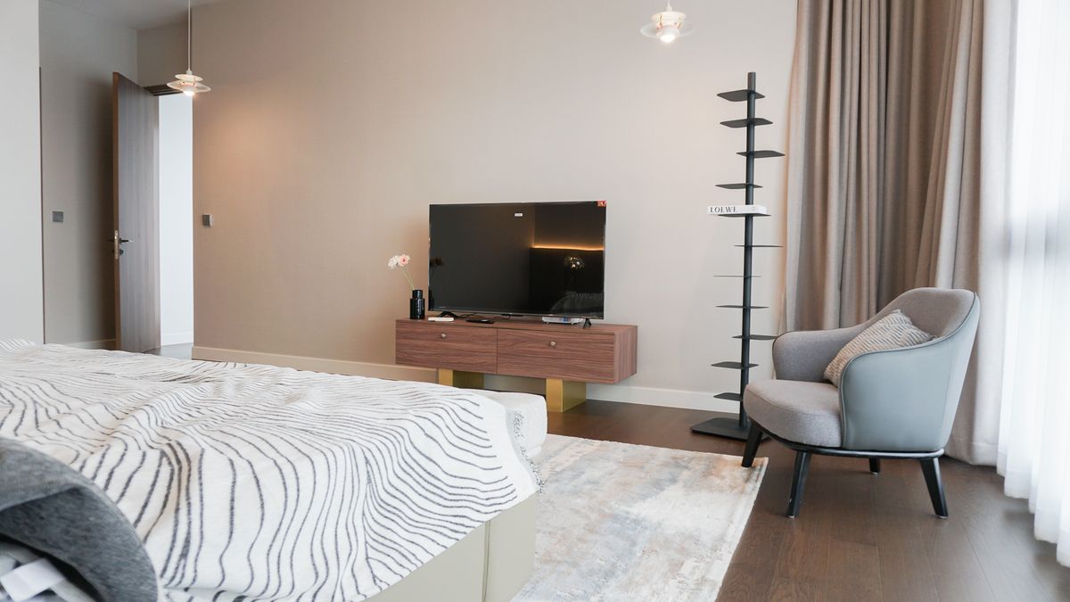 HousePattanakan, Srinakarin : P-2820 Rent/Urgent sale!  Ultra Luxury detached house, Bugann Krungthep Kreetha project, ready to move in.