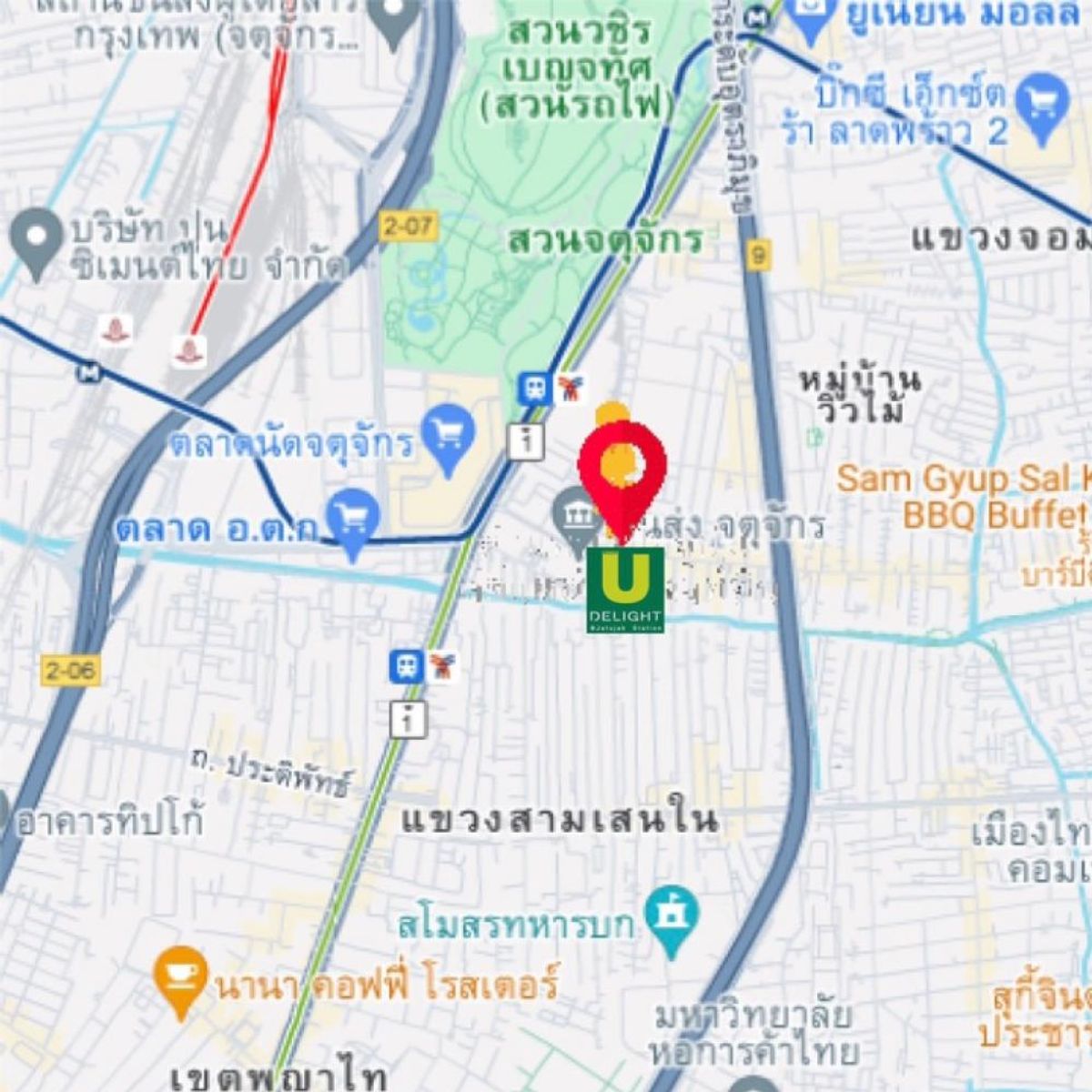 ขายคอนโดสะพานควาย จตุจักร : ทิศเหนือห้องสวยเฟอร์ฯครบ ราคาดี!!⭐U Delight @ Jatujak Station (ยู ดีไลท์ แอท จตุจักร สเตชั่น)