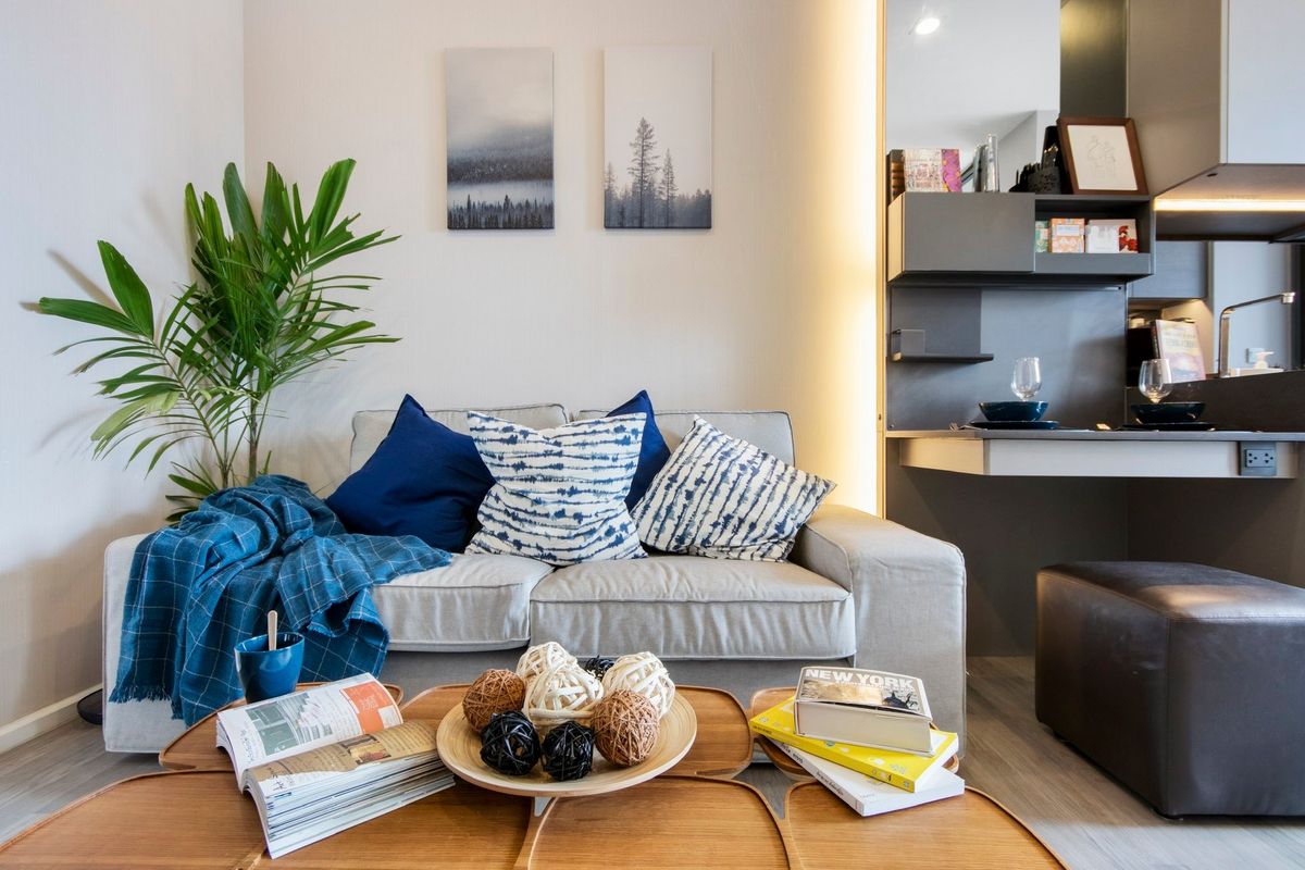 ให้เช่าคอนโดอ่อนนุช อุดมสุข : 🏡 ให้เช่าคอนโดหรู The Room Sukhumvit 69  🚅 ใกล้ BTSพระโขนง 150 เมตร เท่านั้น เฟอร์นิเจอร์และเครื่องใช้ไฟฟ้าครบ ห้องว่างพร้อมเข้าอยู่ ✅✅