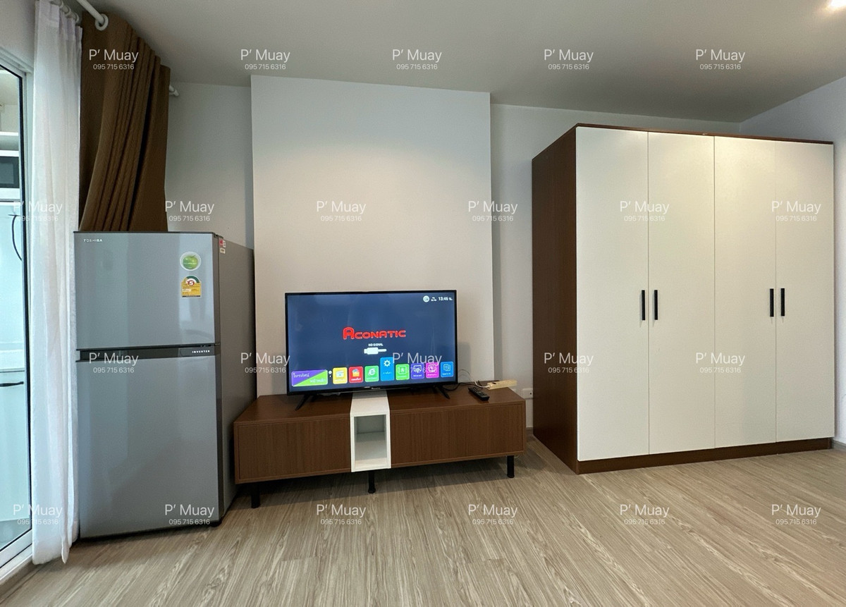 For RentCondoBang Sue, Wong Sawang, Tao Pun : ✅ Ready to move in ✅ You can reserve. 

For rent, beautiful room 🅰️ central view, complete #Condo Regent Home Bang Son 28 📍There is a washing machine ❤️Rental fee 7,500 baht