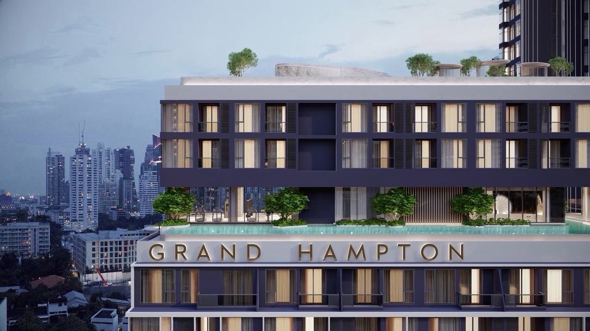 ขายดาวน์คอนโดสุขุมวิท อโศก ทองหล่อ : ขายดาวน์ Origin Thonglor World- Grand Hamton Zone ชั้น15 ชั้นสูงวิวสวยสุด