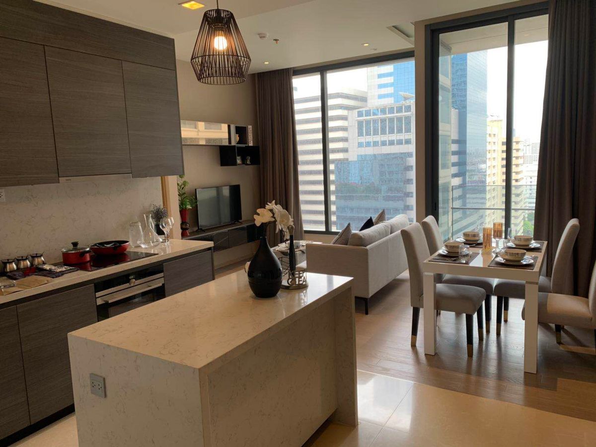 ให้เช่าคอนโดสุขุมวิท อโศก ทองหล่อ : Condo for Rent at  The Esse Asoke    Size 75sqm,2 bedroom 2 bathroom on 16th floor  Fully furnish and electrical machines.