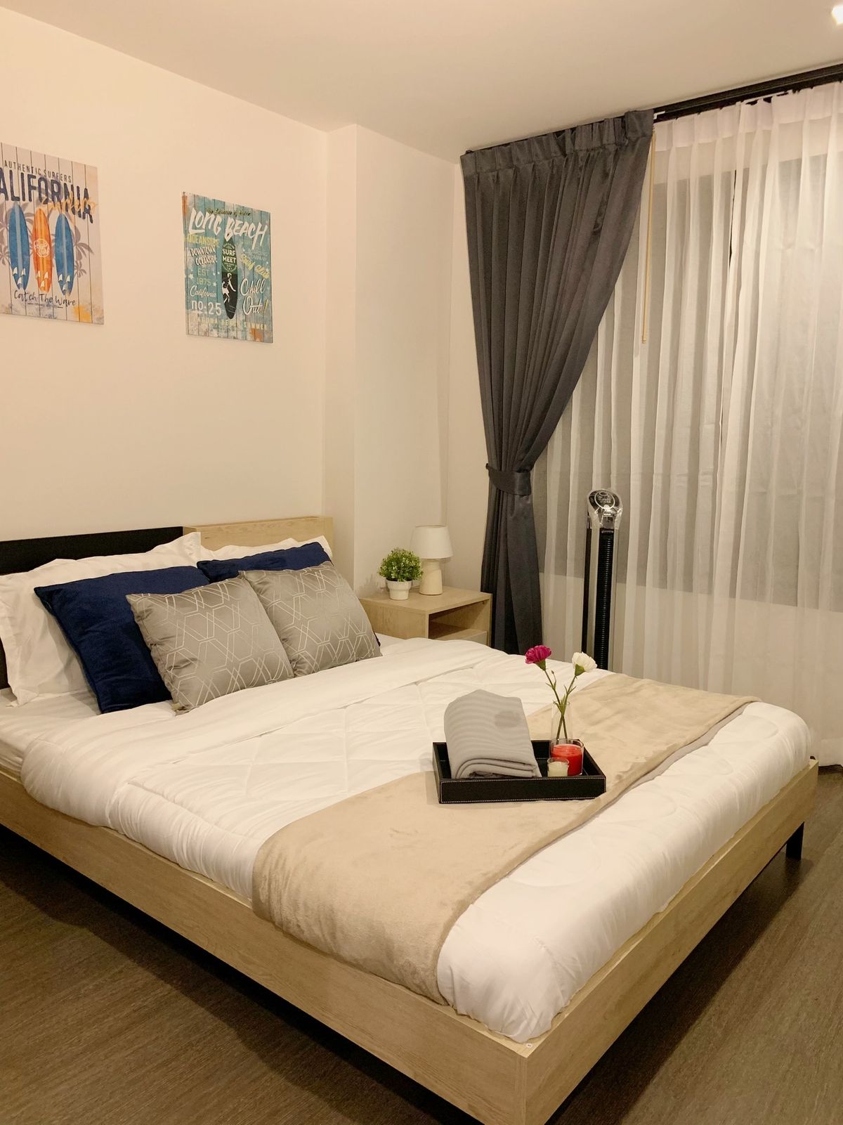 For RentCondoRama9, Petchburi, RCA : P-42075 Condo for rent IDEO Sukhumvit 93  fully furnished (Confirm again when visit).  Line Id @easythaihome 085-592-2897