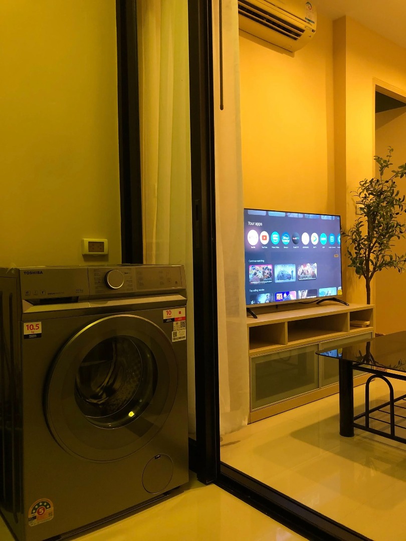 For SaleCondoRatchadapisek, Huaikwang, Suttisan : 🔥Urgent Sale🔥 Ideo Ratchada-Huai Khwang, fully furnished, ready to move in, next to Huai Khwang MRT, 80 meters away.