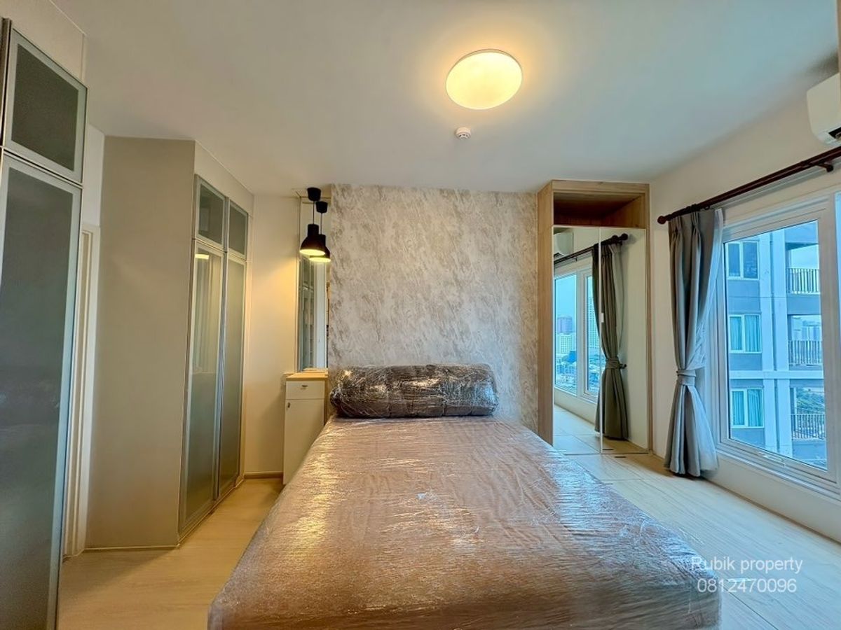 For SaleCondoRatchadapisek, Huaikwang, Suttisan : 🏙 (RB1329) Condo for sale: Chapter One Eco Ratchada-Huai Khwang, corner room, city view on 2 sides, ready to move in immediately. Fully furnished, very beautiful!