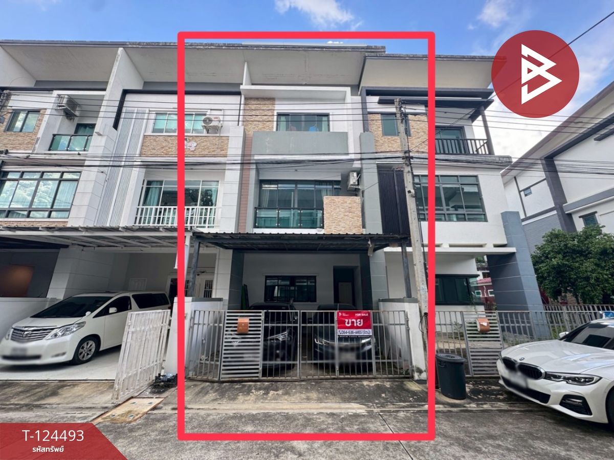 For SaleTownhomePathum Thani,Rangsit, Thammasat : Townhome for sale, Living Residence Rangsit-Ratchaphruek Village, Pathum Thani.
