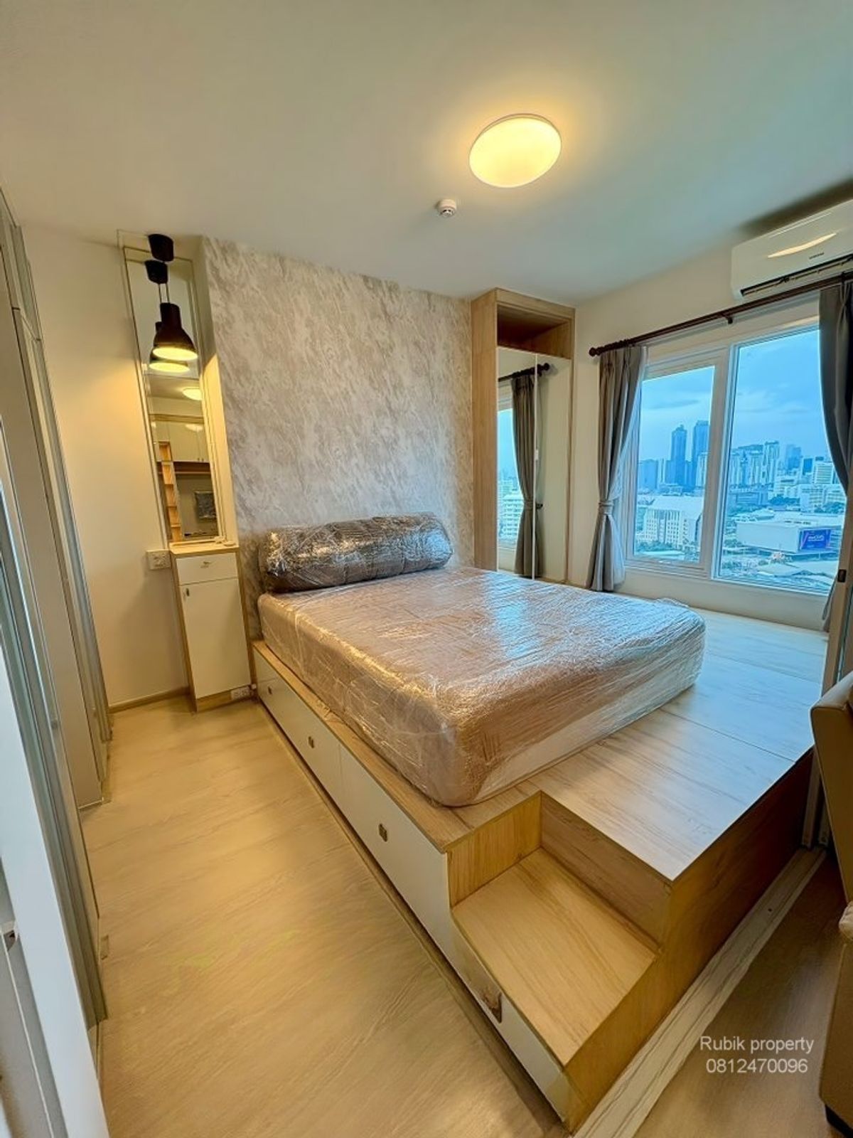 For SaleCondoRatchadapisek, Huaikwang, Suttisan : 🏙 (RB1329) Condo for sale: Chapter One Eco Ratchada-Huai Khwang, corner room, city view on 2 sides, ready to move in immediately. Fully furnished, very beautiful!
