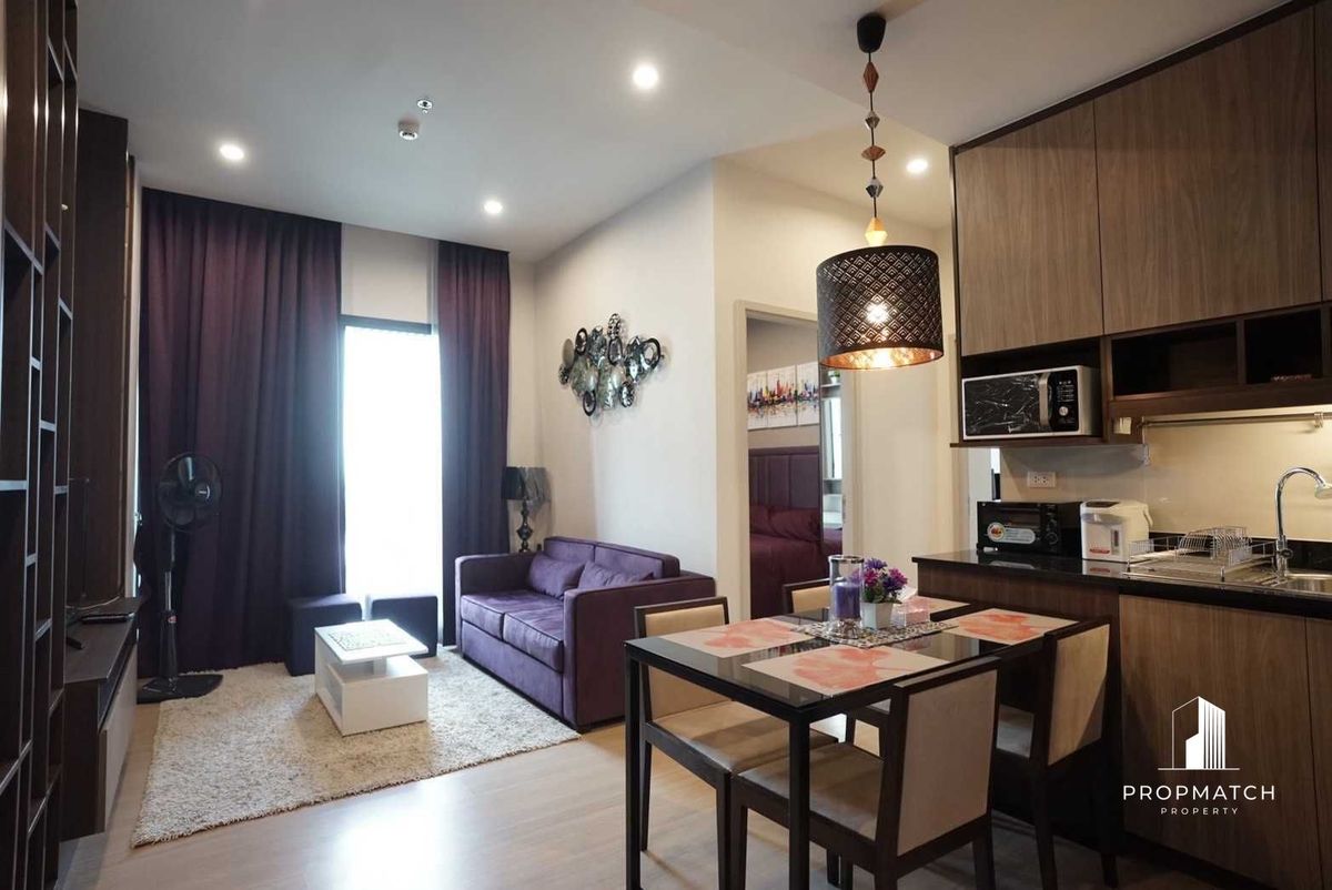 ให้เช่าคอนโดพระราม 9 เพชรบุรีตัดใหม่ RCA : ✨Flash Deal ✨The Capital Condo Ekamai - Thonglor( 2Bed 2Bath 60SQM.) แต่งครบพร้อมอยู่ !! เพียง 25,000บาทต่อเดือน Tel.0981315848 @propmatch