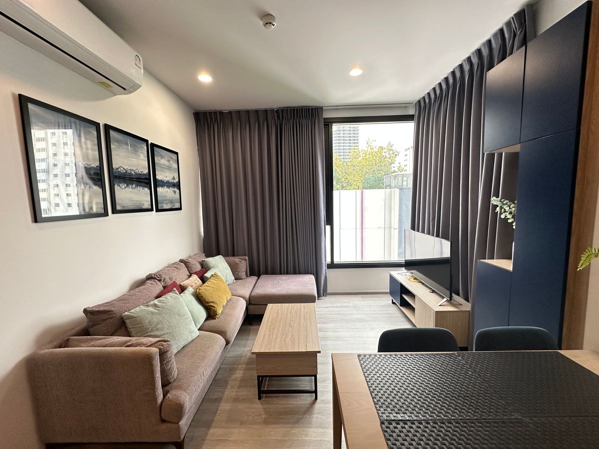 For RentCondoSukhumvit, Asoke, Thonglor : XT Ekkamai for rent, 2 bedrooms, 2 bathrooms, beautiful room, good price, ready to move in.