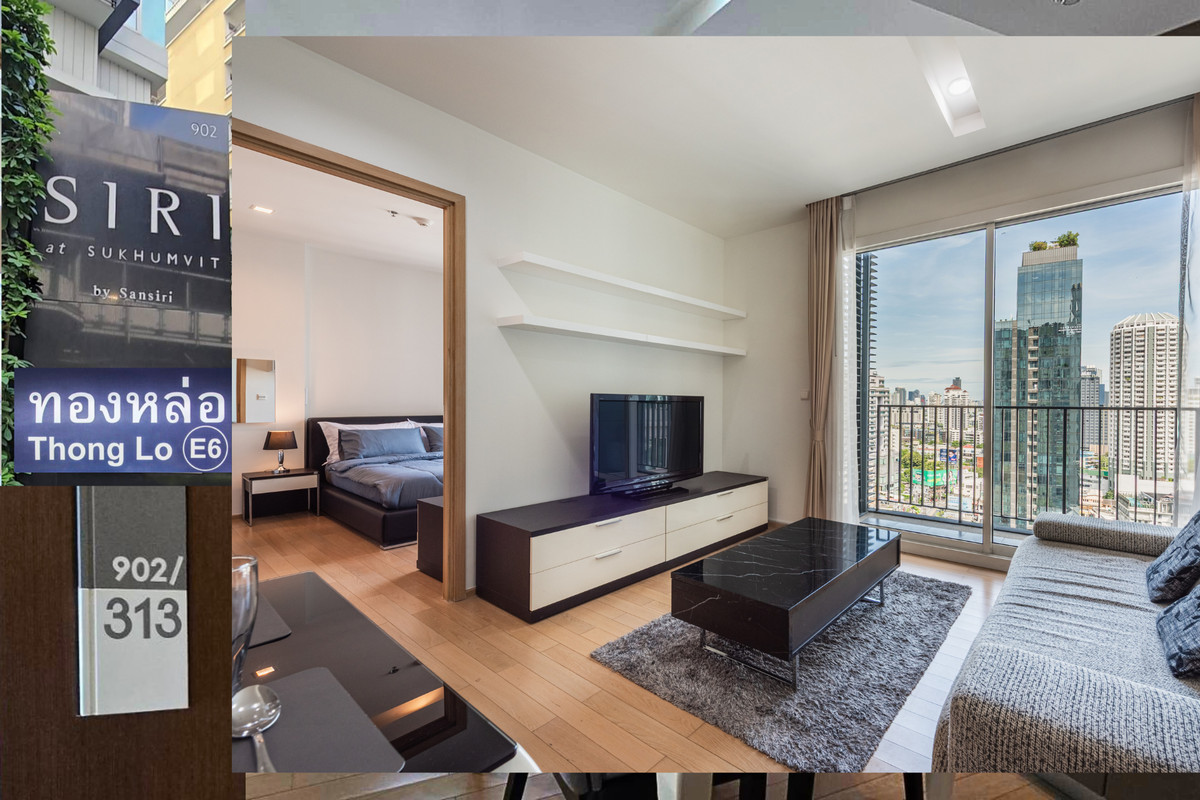 For SaleCondoSukhumvit, Asoke, Thonglor : Condo Siri at Sukhumvit (Siri at Sukhumvit) 22nd floor BTS-view