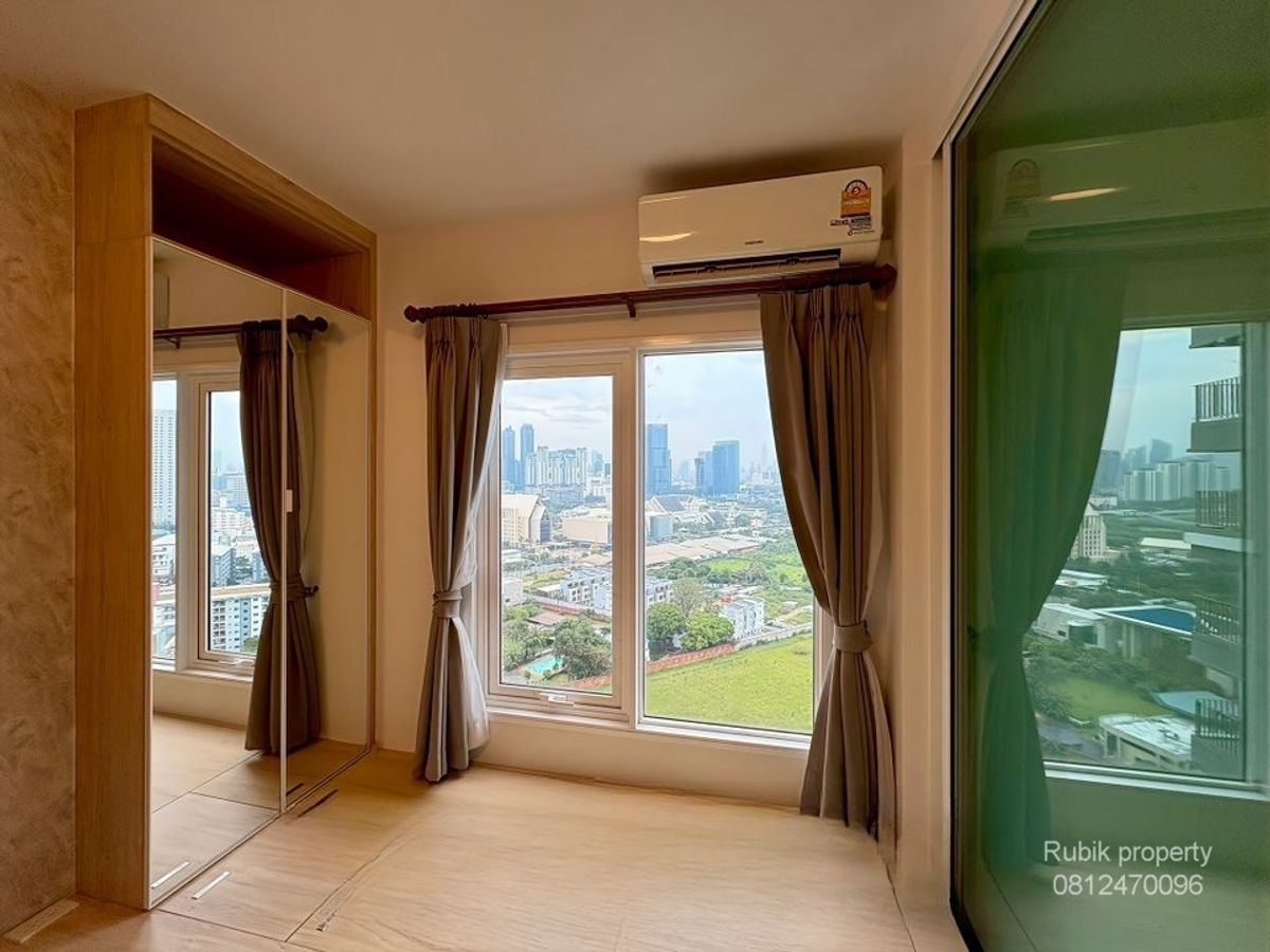 For SaleCondoRatchadapisek, Huaikwang, Suttisan : 🏙 (RB1329) Condo for sale: Chapter One Eco Ratchada-Huai Khwang, corner room, city view on 2 sides, ready to move in immediately. Fully furnished, very beautiful!