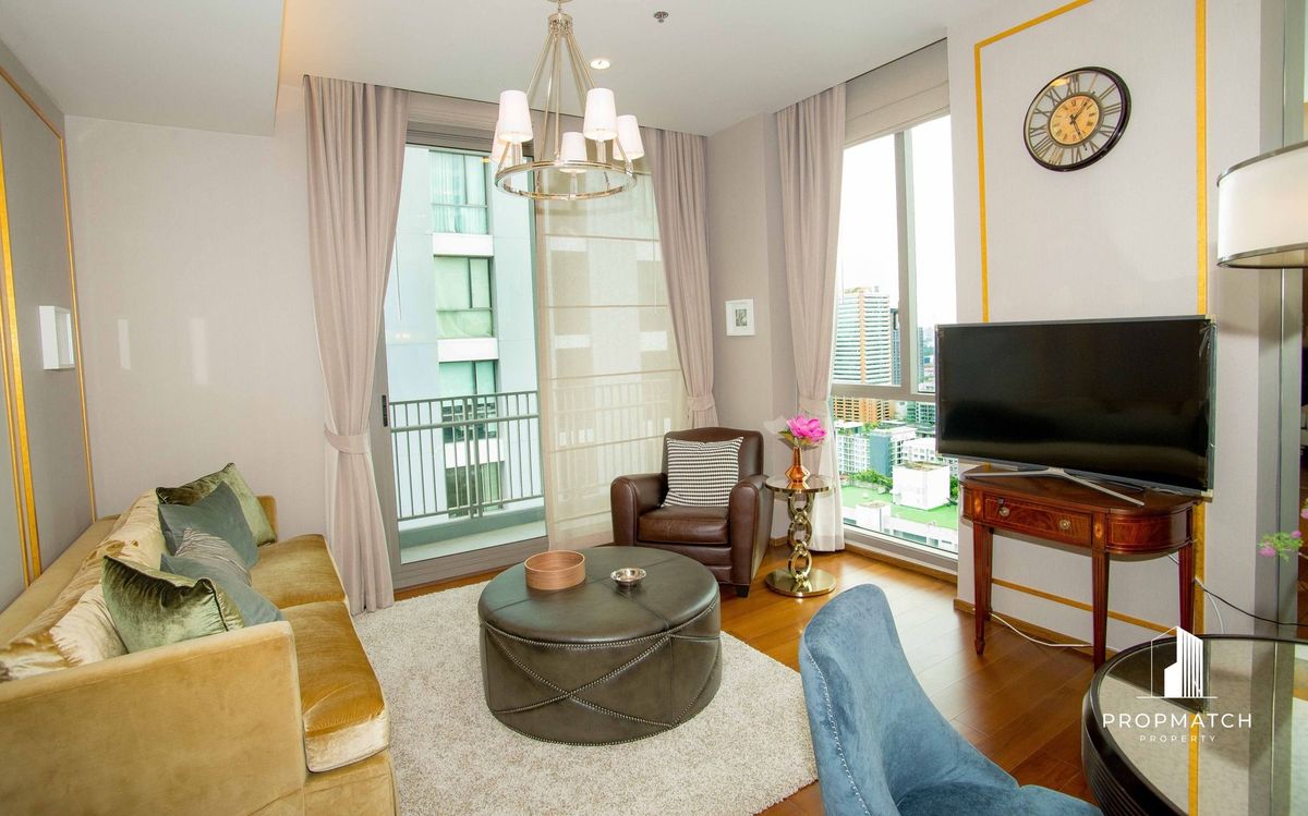 ให้เช่าคอนโดสุขุมวิท อโศก ทองหล่อ : ✨Flash Deal ✨Quattro By Sansiri( 1Bed 1Bath 59SQM.) แต่งครบพร้อมอยู่ !! เพียง  47,000บาทต่อเดือน Tel.0981315848 @propmatch