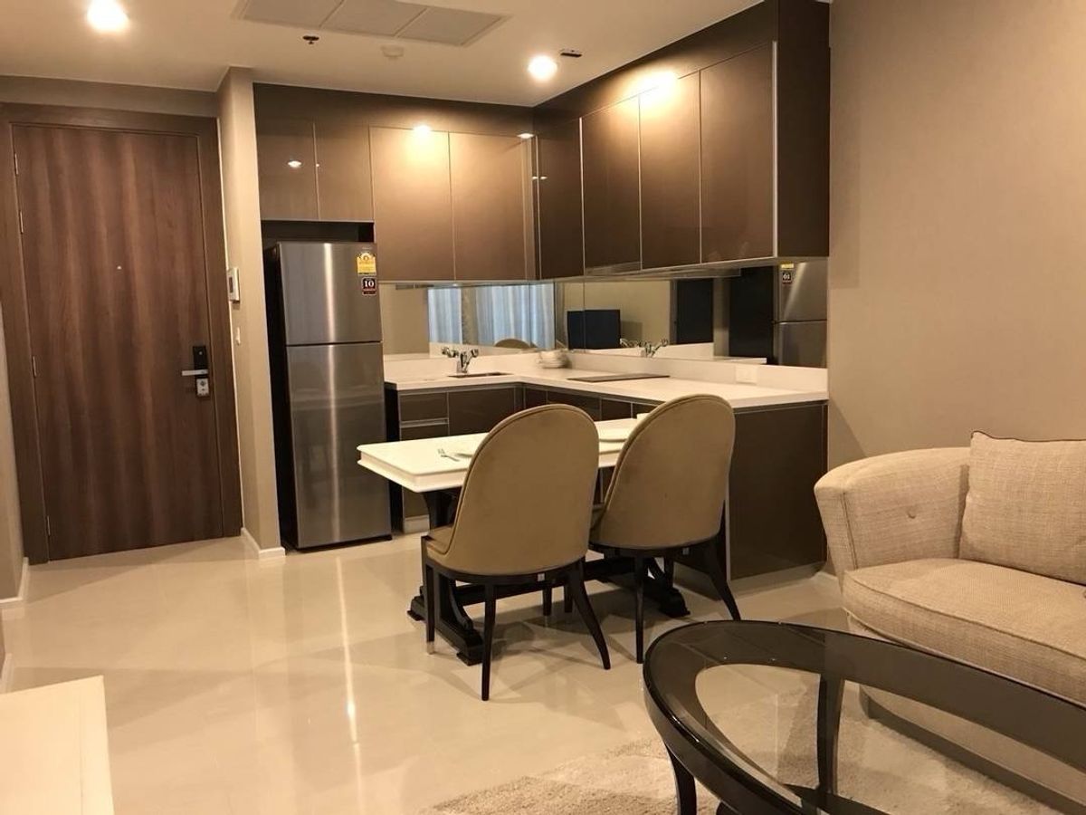 For RentCondoSathorn, Narathiwat : Menam Residences 1bed 50sq.m. fully furnished 25,000 baht