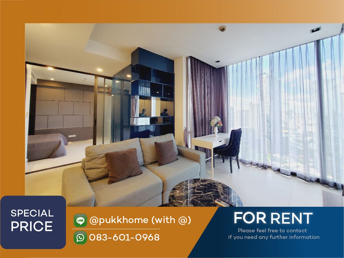 For RentCondoSukhumvit, Asoke, Thonglor : Ashton Morph ✨ 1 BEDROOM Fully furnished 📞Line : @pukkhome (with @)