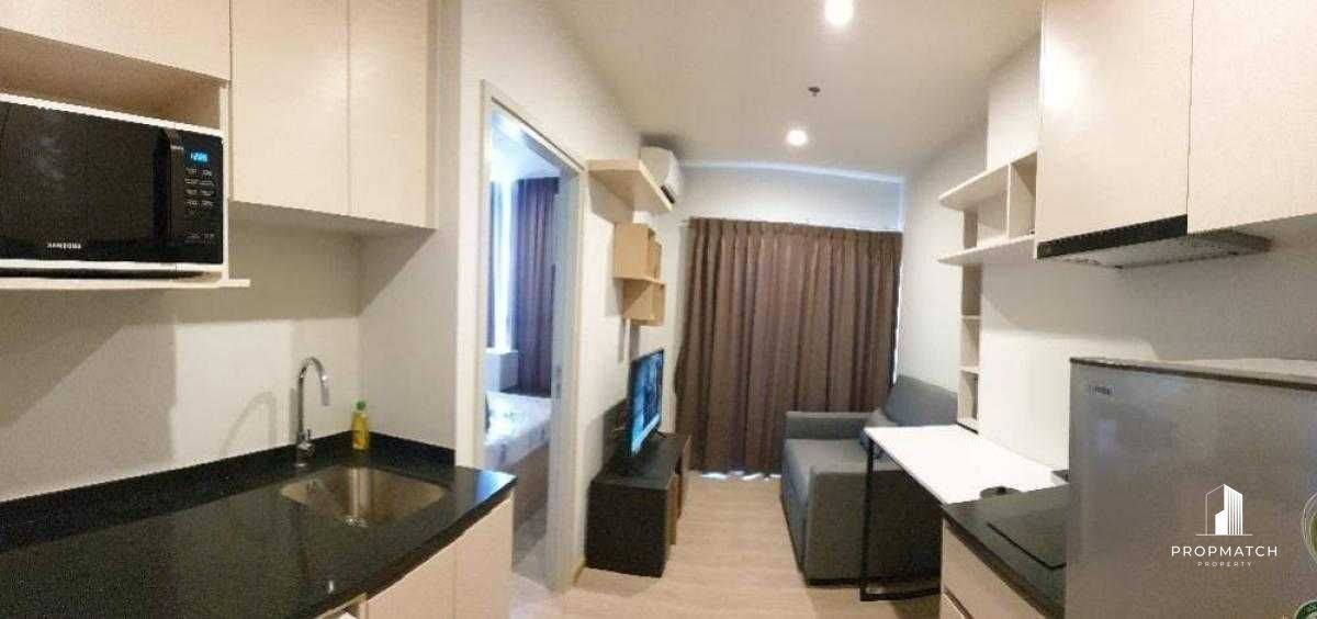 ให้เช่าคอนโดรัชดา ห้วยขวาง : ✨Flash Deal ✨Noble Revolve Ratchada 2( Studio Bed 1Bath 34SQM.) แต่งครบพร้อมอยู่ !! เพียง  15,500บาทต่อเดือน Tel.0981315848 @propmatch