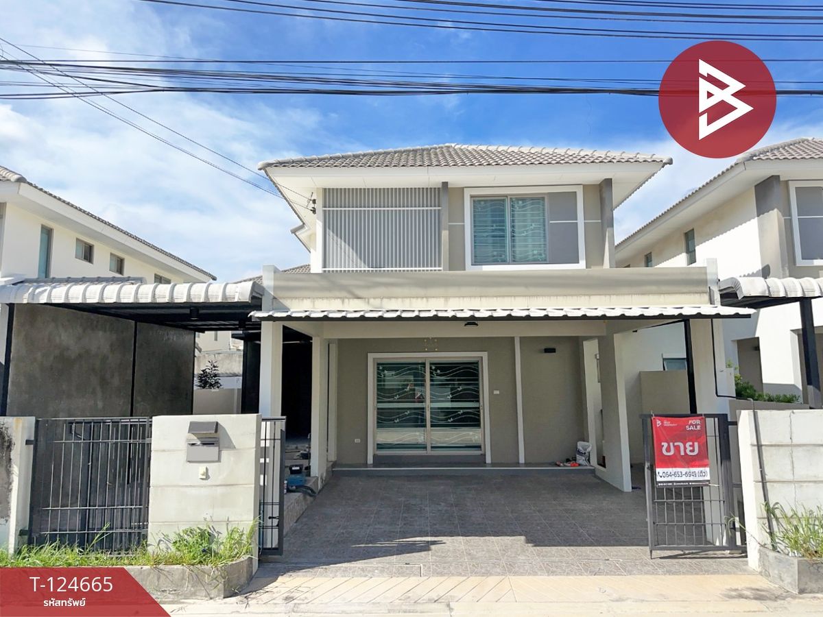 For SalePattaya, Bangsaen, Chonburi : For sale/rent semi-detached house, Grand Valley Village. Sukhumvit - Bypass Nong Mon, Chonburi, ready to move in.