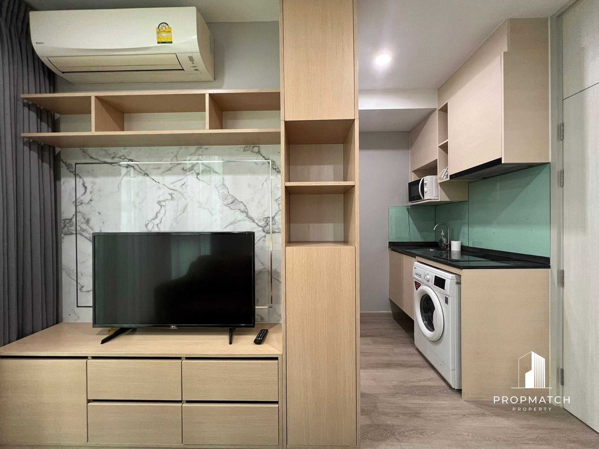 ให้เช่าคอนโดรัชดา ห้วยขวาง : ✨Flash Deal ✨Noble Revolve Ratchada 2( 1Bed 1Bath 23SQM.) แต่งครบพร้อมอยู่ !! เพียง  14,000บาทต่อเดือน Tel.0981315848 @propmatch