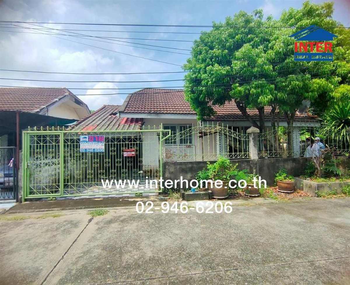 For SaleHouseNonthaburi, Bang Yai, Bangbuathong : Single house, 1 floor, 56 sq m, Sirat Village. Soi Wat Phra Ngoen Kanchanaphisek Road Bang Muang-Bang Khu Lat Road, Bang Yai, Nonthaburi