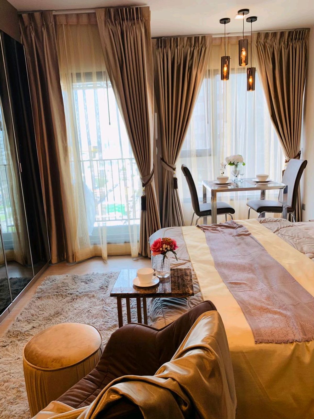 ให้เช่า Life Asoke Rama-9ห้องสตูดิโอ 1 ห้องนอน 1 ห้องน้ำ, ขนาด 26 ตรม.ชั้น : 21 ตึกA ระเบียงทิศเหนือ หัวนอนทิศตอ.  Loading...