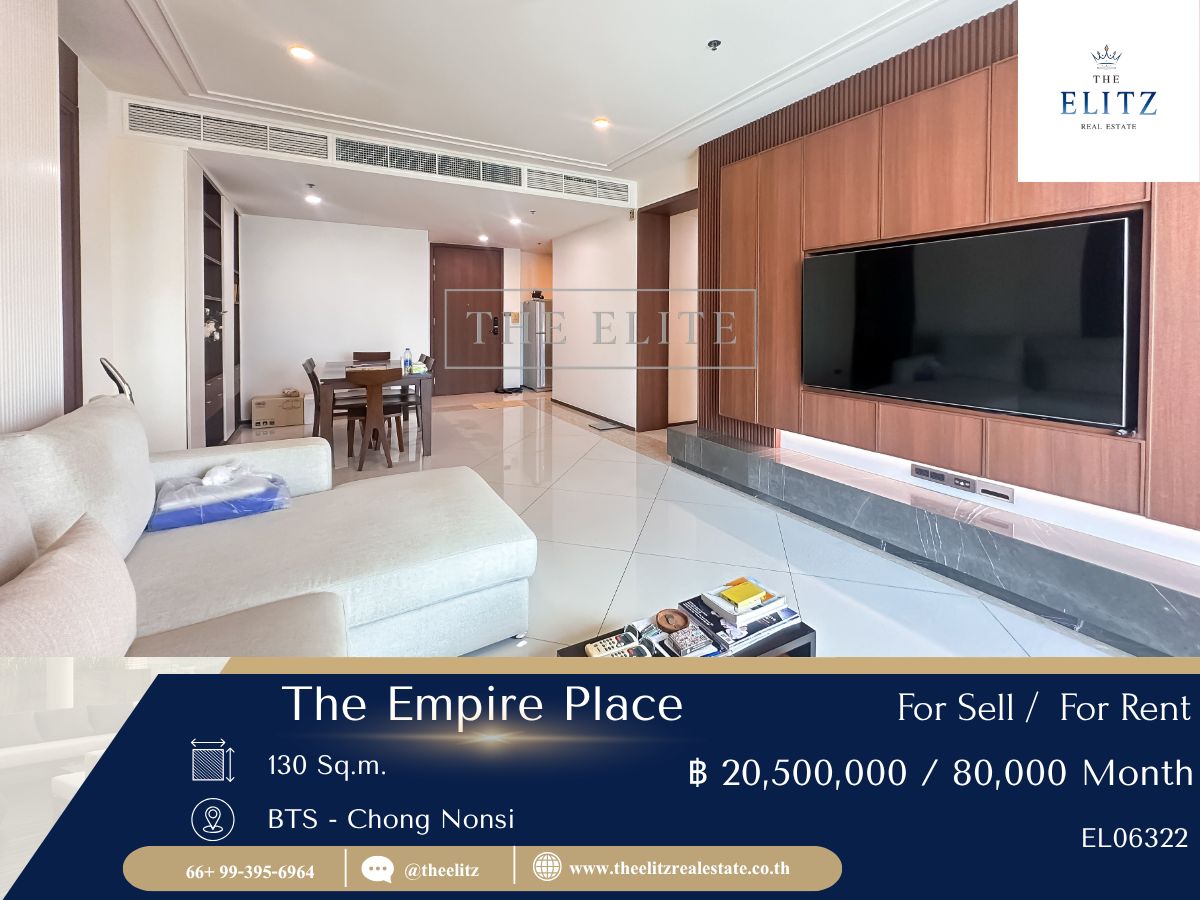 CondoSathorn, Narathiwat : ✨ Luxury Living in the Heart of Sathorn The Empire Place, beautiful room, good condition. Ready to move in immediately 💖