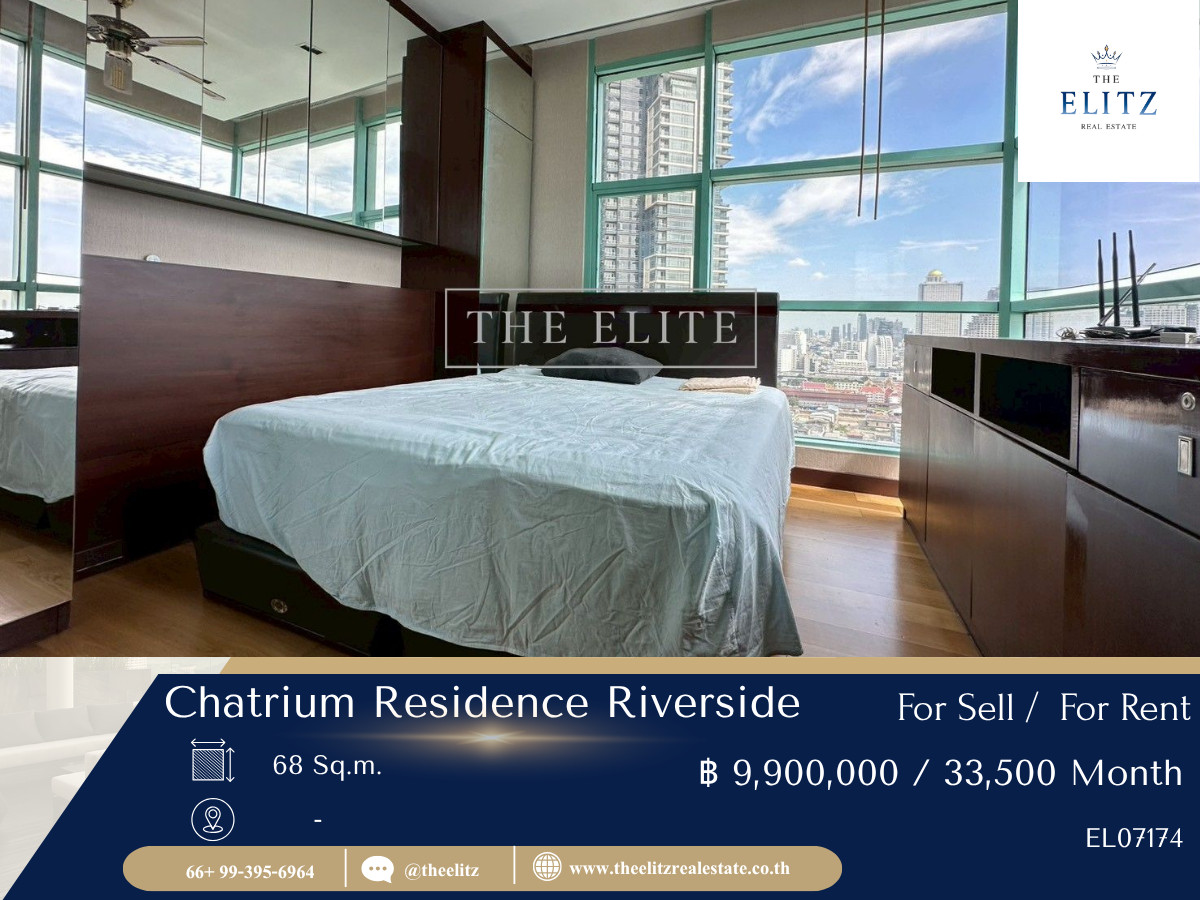 CondoSathorn, Narathiwat : ✨ Experience a simple, luxurious life along the Chao Phraya River with Chatrium Residence Riverside, a real room, a real view, beautiful in every corner 💯