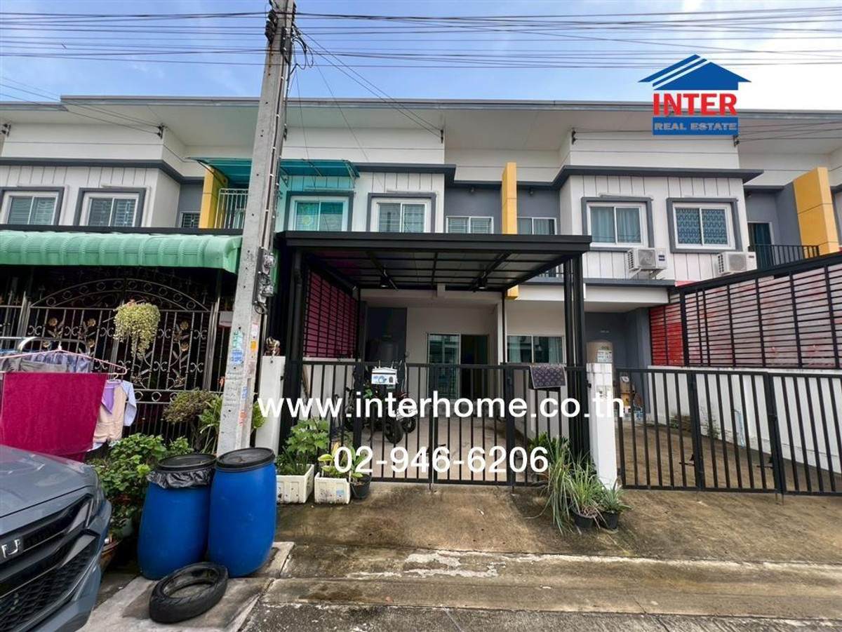 ขายทาวน์โฮมสมุทรปราการ สำโรง : ทาวน์โฮม 2 ชั้น 19 ตร.ว. หมู่บ้านเอสแฮปปี้โฮม แพรกษา ซอยแพรกษา10 ถนนบางนา-ตราด ถนนแพรกษา เมืองสมุทรปราการ สมุทรปราการ