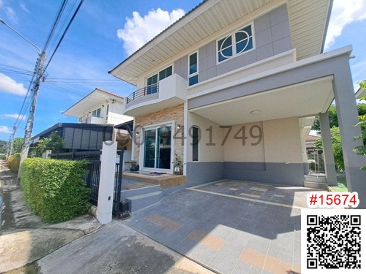 For RentHouseLadkrabang, Suwannaphum Airport : For rent, 2-story detached house, Supalai Garden Ville. New Krungthep Kreetha – Motorway near Airport Link Lat Krabang