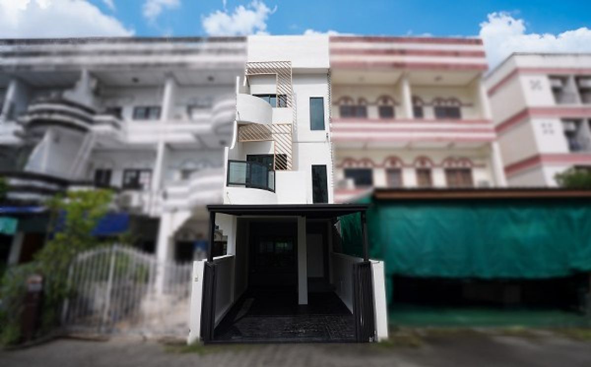 For SaleTownhomeLadprao, Central Ladprao : Nova Home Sukonthasawat 2, convenient travel, near the Yellow Line (5905)